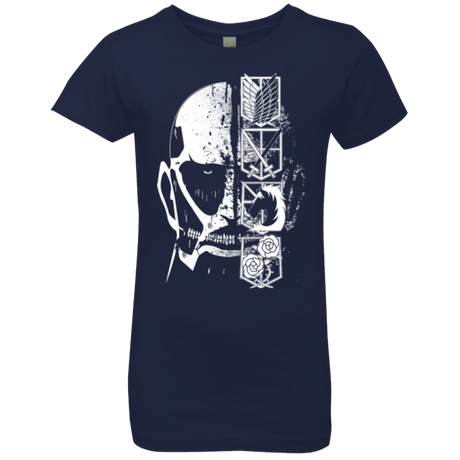 T-Shirts Midnight Navy / YXS Titan Black Girls Premium T-Shirt