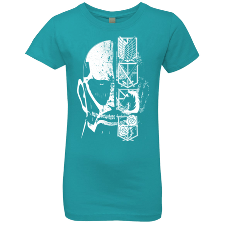 T-Shirts Tahiti Blue / YXS Titan Black Girls Premium T-Shirt