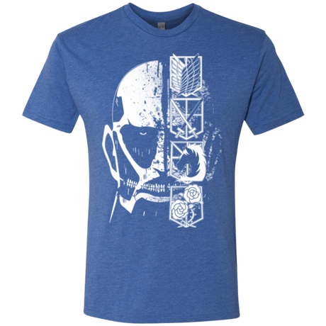 T-Shirts Vintage Royal / Small Titan Black Men's Triblend T-Shirt