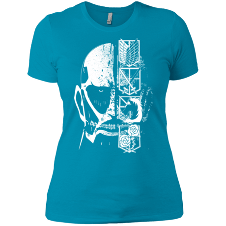 T-Shirts Turquoise / X-Small Titan Black Women's Premium T-Shirt