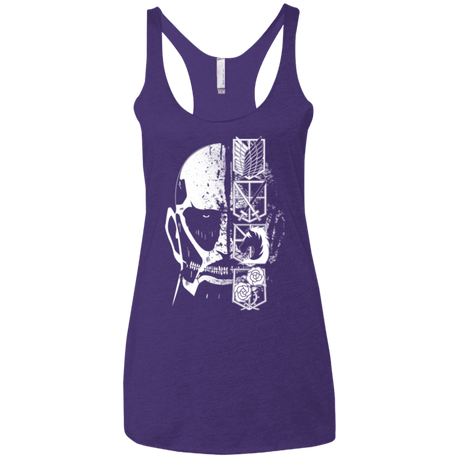 T-Shirts Purple / X-Small Titan Black Women's Triblend Racerback Tank