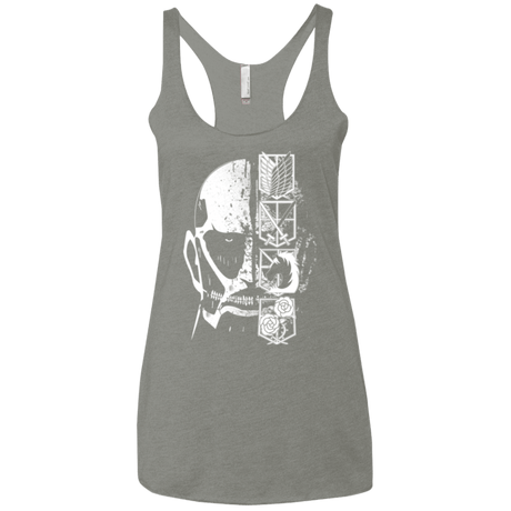 T-Shirts Venetian Grey / X-Small Titan Black Women's Triblend Racerback Tank
