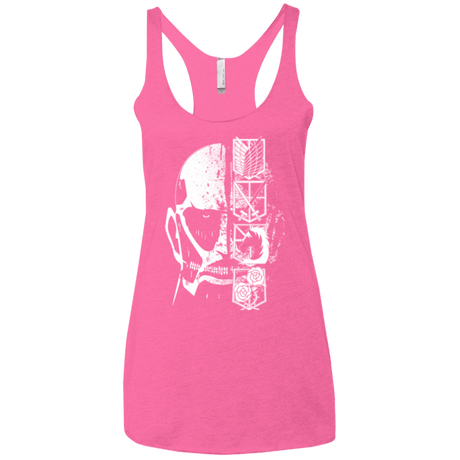 T-Shirts Vintage Pink / X-Small Titan Black Women's Triblend Racerback Tank