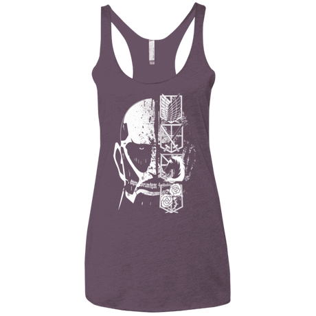 T-Shirts Vintage Purple / X-Small Titan Black Women's Triblend Racerback Tank