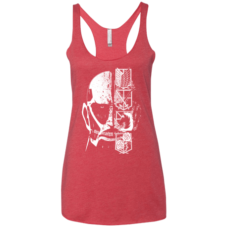 T-Shirts Vintage Red / X-Small Titan Black Women's Triblend Racerback Tank