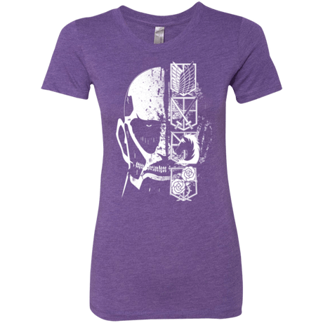 T-Shirts Purple Rush / Small Titan Black Women's Triblend T-Shirt