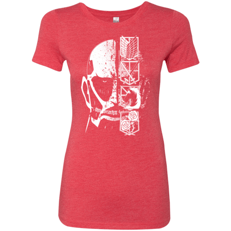 T-Shirts Vintage Red / Small Titan Black Women's Triblend T-Shirt