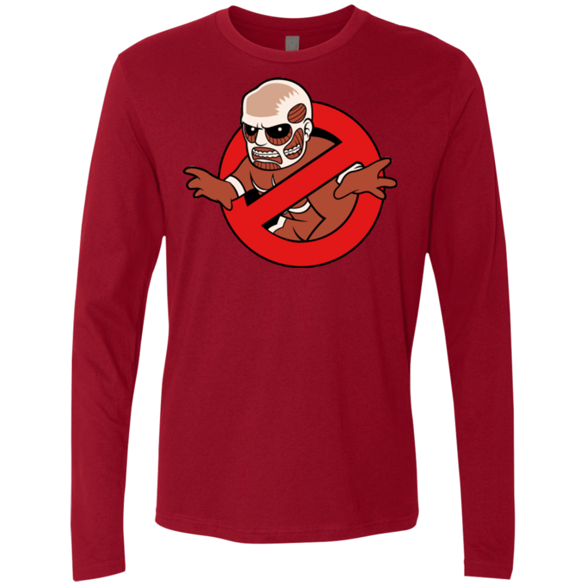 T-Shirts Cardinal / Small Titan Busters Men's Premium Long Sleeve
