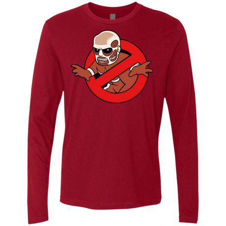 T-Shirts Cardinal / Small Titan Busters Men's Premium Long Sleeve