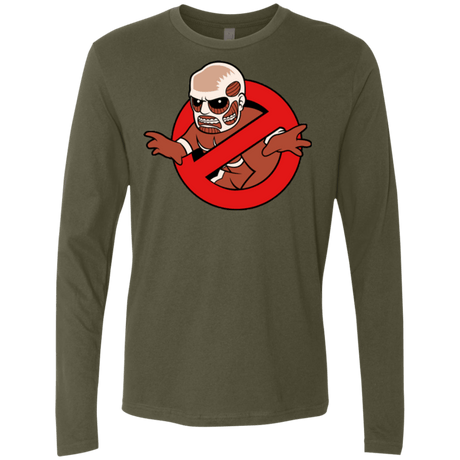T-Shirts Military Green / Small Titan Busters Men's Premium Long Sleeve