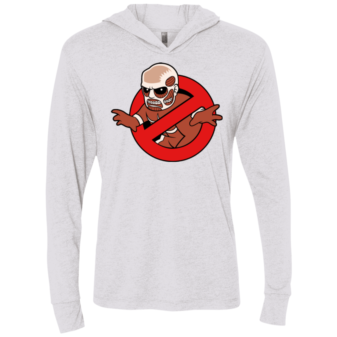 T-Shirts Heather White / X-Small Titan Busters Triblend Long Sleeve Hoodie Tee
