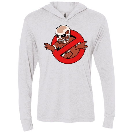 T-Shirts Heather White / X-Small Titan Busters Triblend Long Sleeve Hoodie Tee