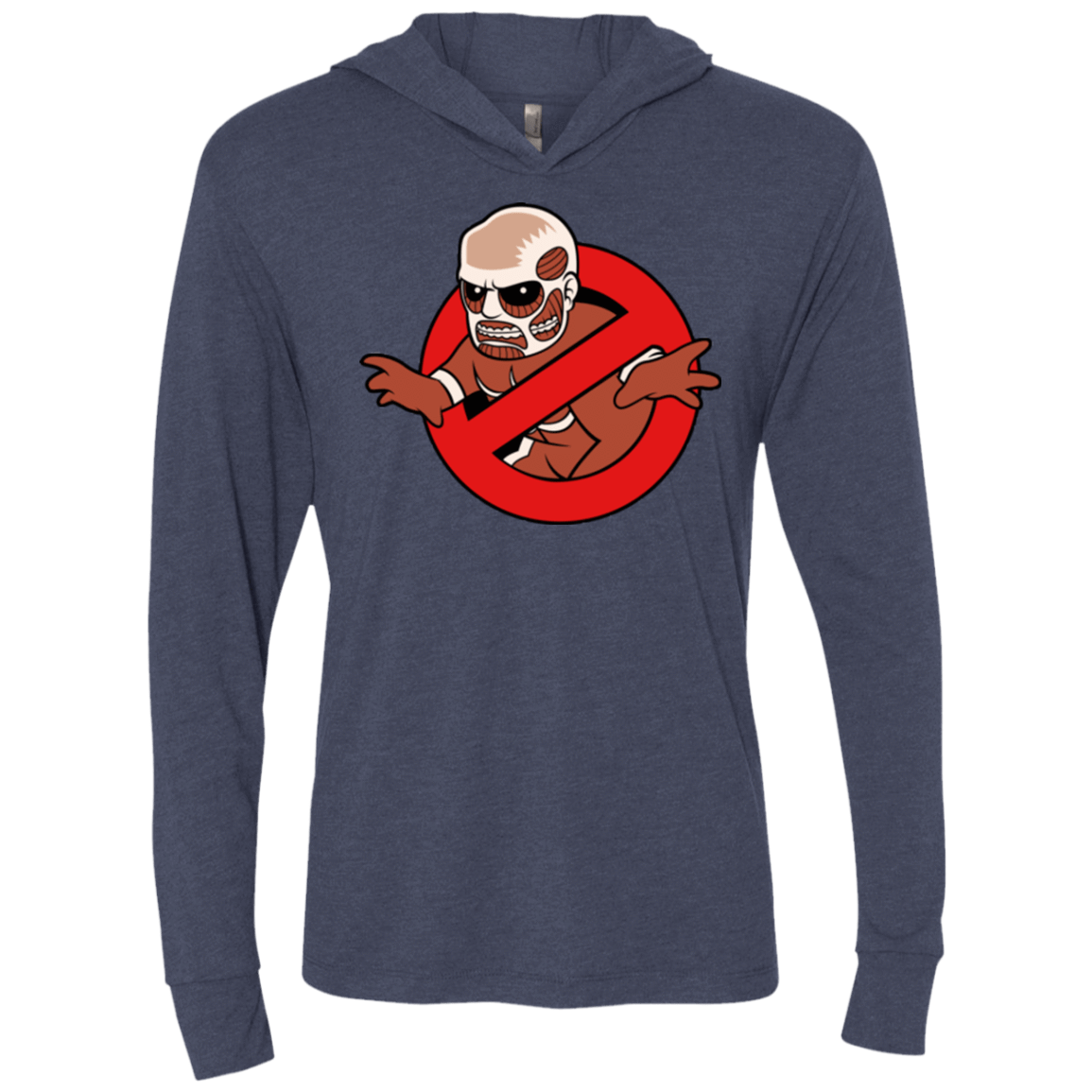 T-Shirts Vintage Navy / X-Small Titan Busters Triblend Long Sleeve Hoodie Tee