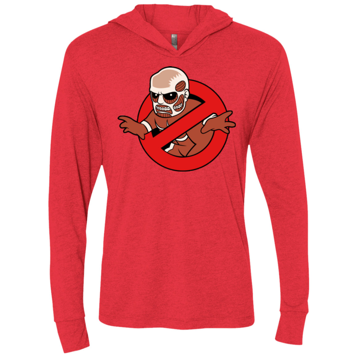 T-Shirts Vintage Red / X-Small Titan Busters Triblend Long Sleeve Hoodie Tee