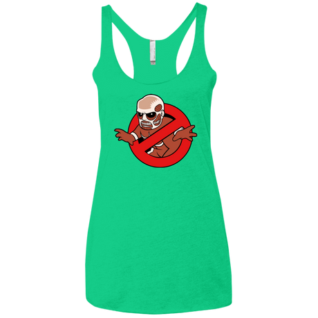 T-Shirts Envy / X-Small Titan Busters Women's Triblend Racerback Tank