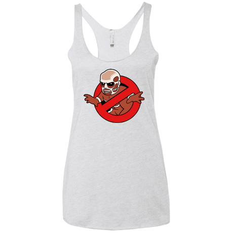T-Shirts Heather White / X-Small Titan Busters Women's Triblend Racerback Tank