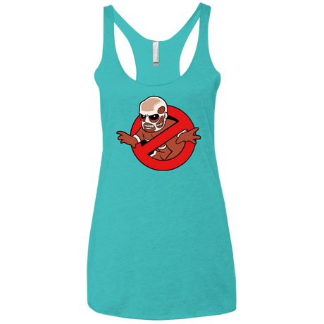 T-Shirts Tahiti Blue / X-Small Titan Busters Women's Triblend Racerback Tank