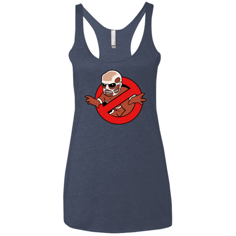 T-Shirts Vintage Navy / X-Small Titan Busters Women's Triblend Racerback Tank