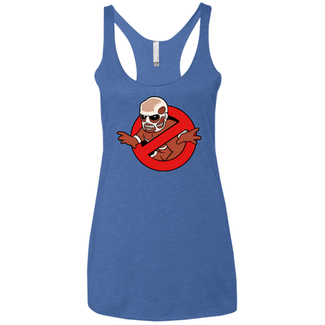 T-Shirts Vintage Royal / X-Small Titan Busters Women's Triblend Racerback Tank