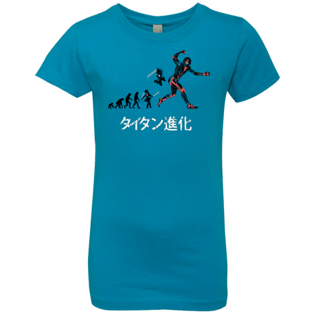 T-Shirts Turquoise / YXS Titan Evolution Girls Premium T-Shirt