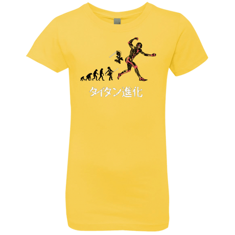 T-Shirts Vibrant Yellow / YXS Titan Evolution Girls Premium T-Shirt