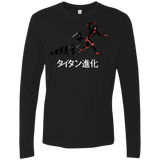 T-Shirts Black / Small Titan Evolution Men's Premium Long Sleeve