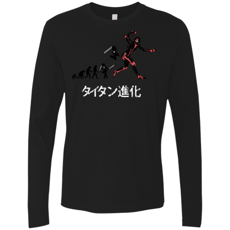T-Shirts Black / Small Titan Evolution Men's Premium Long Sleeve