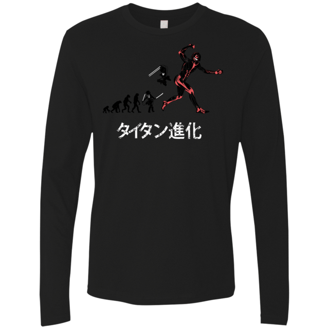T-Shirts Black / Small Titan Evolution Men's Premium Long Sleeve