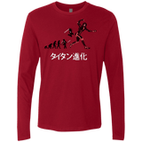 T-Shirts Cardinal / Small Titan Evolution Men's Premium Long Sleeve