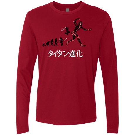 T-Shirts Cardinal / Small Titan Evolution Men's Premium Long Sleeve