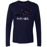 T-Shirts Midnight Navy / Small Titan Evolution Men's Premium Long Sleeve
