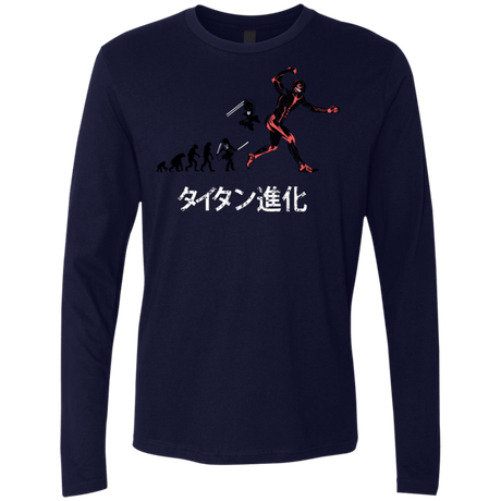 T-Shirts Midnight Navy / Small Titan Evolution Men's Premium Long Sleeve