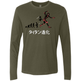 T-Shirts Military Green / Small Titan Evolution Men's Premium Long Sleeve