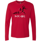 T-Shirts Red / Small Titan Evolution Men's Premium Long Sleeve