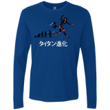 T-Shirts Royal / Small Titan Evolution Men's Premium Long Sleeve