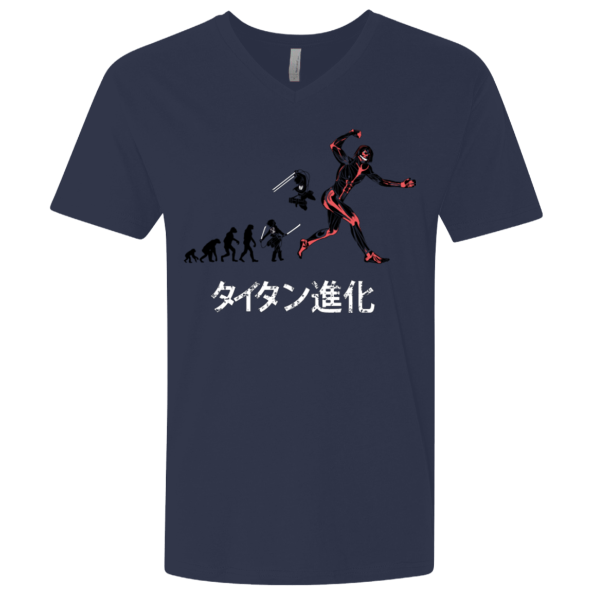 T-Shirts Midnight Navy / X-Small Titan Evolution Men's Premium V-Neck