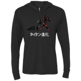 T-Shirts Vintage Black / X-Small Titan Evolution Triblend Long Sleeve Hoodie Tee