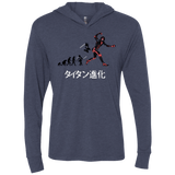 T-Shirts Vintage Navy / X-Small Titan Evolution Triblend Long Sleeve Hoodie Tee