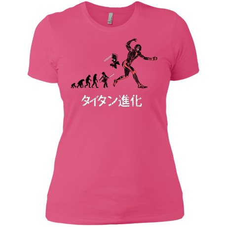 T-Shirts Hot Pink / X-Small Titan Evolution Women's Premium T-Shirt