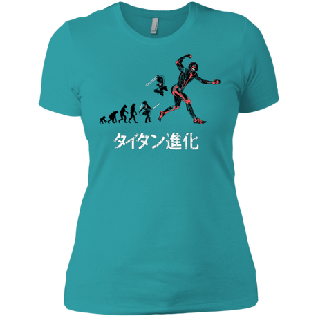 T-Shirts Tahiti Blue / X-Small Titan Evolution Women's Premium T-Shirt