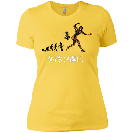 T-Shirts Vibrant Yellow / X-Small Titan Evolution Women's Premium T-Shirt
