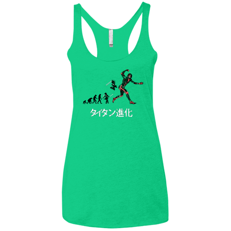 T-Shirts Envy / X-Small Titan Evolution Women's Triblend Racerback Tank