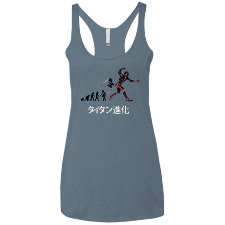 T-Shirts Indigo / X-Small Titan Evolution Women's Triblend Racerback Tank