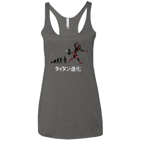 T-Shirts Premium Heather / X-Small Titan Evolution Women's Triblend Racerback Tank