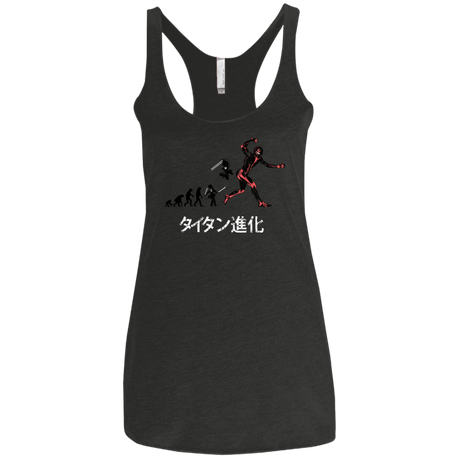 T-Shirts Vintage Black / X-Small Titan Evolution Women's Triblend Racerback Tank