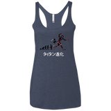 T-Shirts Vintage Navy / X-Small Titan Evolution Women's Triblend Racerback Tank