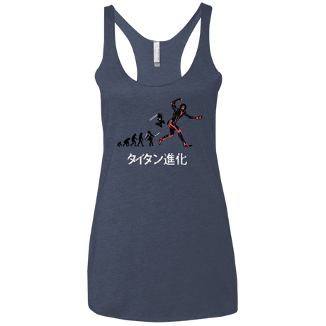 T-Shirts Vintage Navy / X-Small Titan Evolution Women's Triblend Racerback Tank