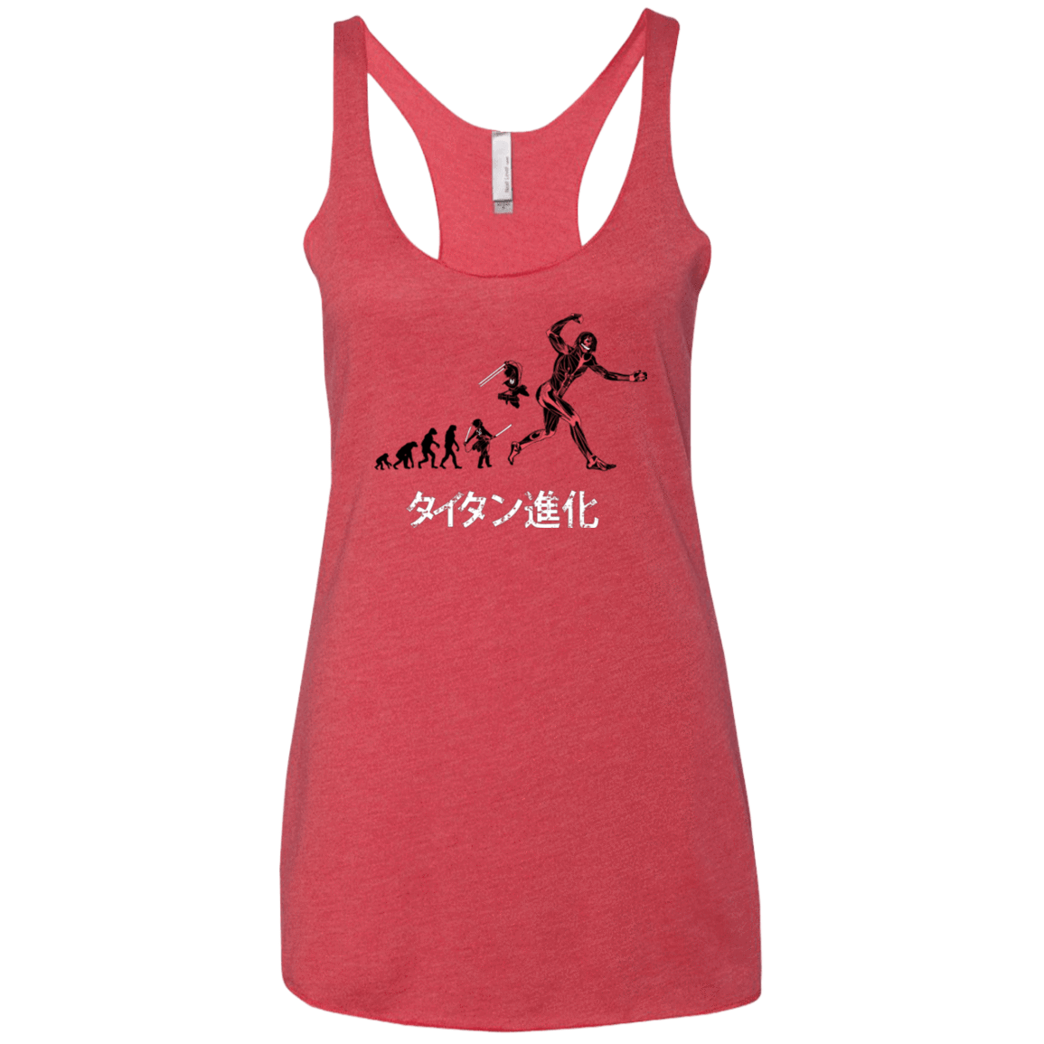 T-Shirts Vintage Red / X-Small Titan Evolution Women's Triblend Racerback Tank