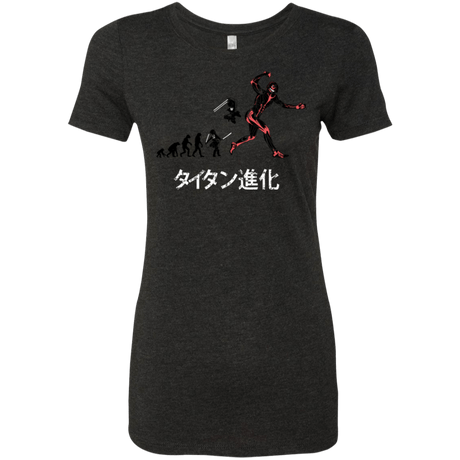 T-Shirts Vintage Black / Small Titan Evolution Women's Triblend T-Shirt