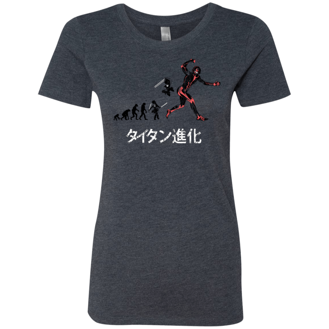 T-Shirts Vintage Navy / Small Titan Evolution Women's Triblend T-Shirt